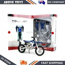 Maisto Assembly Line Yamaha YZ450F Dirt Bike Model Kit 1:12 Scale For Kids 8y+