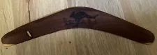 Wooden 16” Boomerang Hand Crafted Australian Aboriginal Artwork “Litse Tribe”