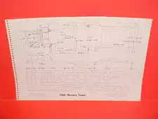 1966 MERCURY COMET CYCLONE GT CALIENTE CONVERTIBLE CAPRI FRAME DIMENSION CHART