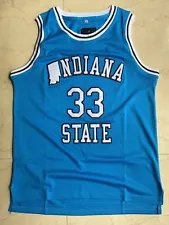 Retro Vintage Men's Basketball Jersey Bird Indiana State Jersey Stitched Blue