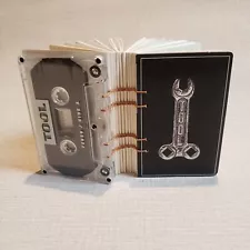 Tool 72826 Demo Cassette Tape Used Pocket Mini Book Journal Handmade