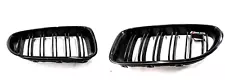 2014-2019 BMW M6 ///M (F06) GRAN COUPE - FRONT HOOD GRILLE SET-2 (BLACK) (For: 2014 BMW M6 Gran Coupe)