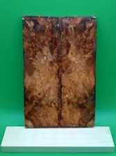 Stabilized Amboyna Burl Wood - Knife Making Handle Material