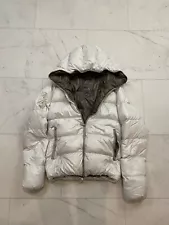 Women's DUVETICA Off White Down Puffer Jacket Size M Duvetica Size 42