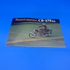 1972 Honda Smart Mover CB175 K6 SUPER SPORT Motorcycle Sales Brochure