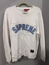 Supreme Kanji Logo Crewneck Long Sleeve Shirt Size Large SS20