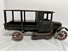 1920's Buddy L Flivver Huckster Pressed Steel 14" Truck