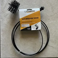 Cobra Tools 10 Feet Dryer Vent Cleaning Brush Clean Electric/Gas Clothes Dryer