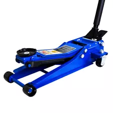 3 T 6600 lbs Floor Jack Heavy Duty Horizontal Double Pump Jack for Garage Shop