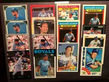 TOPPS GEORGE BRETT 15 BASEBALL CARDS MINT-FREE SHIPPING