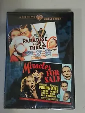 Robert Young 2 DVD SET Paradise for Three, Miracles For Sale