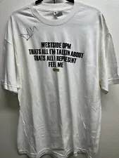 Dom Kennedy Los Angeles Is Not For Sale T-shirt AUTOGRAPH SIGNED