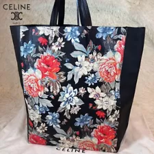 Celine Horizontal Hippo Floral Tote Bag A4 Shoulder Bag 15.7×16.7×5.1 inch