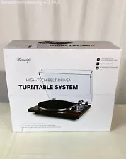 RETROLIFE HIGH-TECH BELT-DRIVEN TURNTABLE SYSTEM - NEW IN BOX