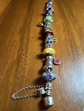 bracelet for sale authentic very heavy 925 silver charm bracelet authentic Pando