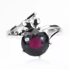 Red Wine Tourmaline Excellent Cut Round Shape 2.70Ct Charming Jewelry Rings