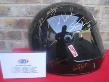 NHRA DRAG RACING HELMET SIGNED BY MANY DRIVERS, JOHN & BRITTANY FORCE, TORRENCE