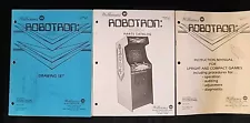 Robotron 2084 Arcade Game Schematic Drawing Set, Manual and Parts Cat. 1982