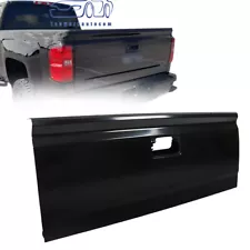 Tailgate Assembly For 2014-2019 Chevy Silverado Sierra Black W/ Assist Steel