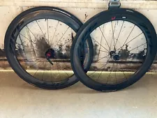 Zipp 404 Firecrest Wheelset 11 speed Shimano/SRAM Rim brake Clincher EUC