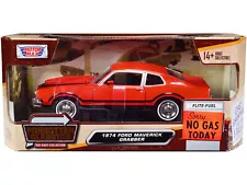 1974 Ford Maverick Grabber Orange with Black Stripes "Forgotten Classics" Series