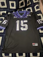 TCU Horned Frogs 2023 Patch NCAA Football Jersey Max Duggan - Men’s 2XL