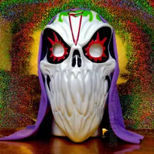 GRAVE DIGGER SKULL MASK hooded pvc purple hood reaper Monster Jam collectible