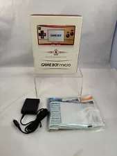 Nintendo Game Boy Micro 20th Anniversary BOX ONLY w/ cable! No Console