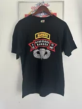 Vintage Lofteez Airborne Rangers 75th Infantry T Shirt Men’s Size Large