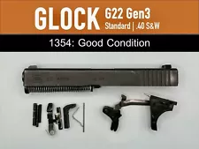 GLOCK G22 Gen3 Complete OEM .40 S&W Slide + LPK: Fits Gen 1-3 17 22 24 31 35