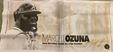 Atlanta Braves 2024  AJC Newspaper Poster All Star Game Ozuna Sale