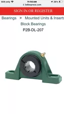 DODGE AIR HANDLING PILLOW BLOCK BEARING-p2b-dl-207