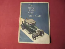 1928 Ford Model A Sales Brochure Booklet Catalog Old Original