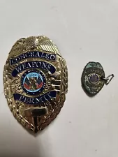 Concealed Weapons Badges