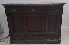 New ListingAntique Sideboard Buffet Storage Cabinet