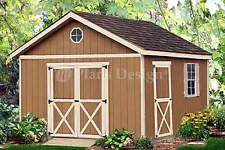 Shed Plans for 12 x 16 Structure Building Blueprints / Gable Shed Plans #21612