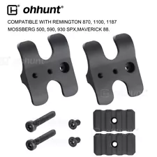 ohhunt Aluminum Shotgun Barrel Clamp Flashlight Mount fits Remington Winchester