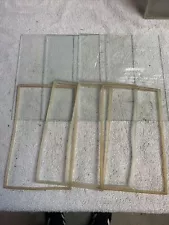 Vintage Glass Panels and Gasket for Oak vista gumball candy vending machine