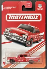 MATCHBOX 2024 USA TARGET EXCLUSIVE - '59 DODGE CORONET POLICE CAR #1/6 - RED EDT