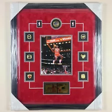 Michael Jordan Memorabilia Framed Chicago Bulls Rings