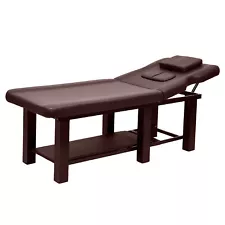 Massage Tables Tilt Backr Waterproof PU Leather Massage Bed for Physical Therapy