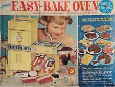 Original Vintage 1964 Yellow Easy Bake Oven