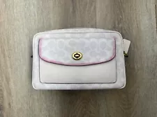 COACH CASSIE CAMERA BAG FOR SALE | WHITE COLOURWAY | LEATHER AND CANVAS