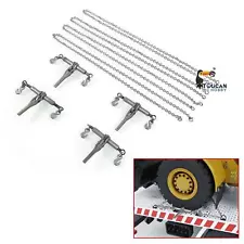 Metal Ratchet Binders Transport Chains for 1/14 RC Truck Engineering Vehicles