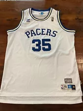 Roger Brown #35 Indiana Pacers Hardwood Classic White and Blue Jersey Size XXL