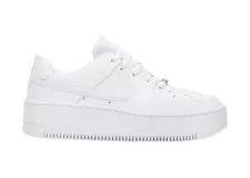 Nike Air Force 1 Sage Low 'Triple White' Women's Shoes Size 5