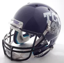 TCU HORNED FROGS Schutt XP Authentic GAMEDAY Football Helmet TEXAS CHRISTIAN