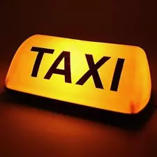 12v Taxi Cab Sign Roof Top Topper Car Magnetic Lamp LED Light Waterproof