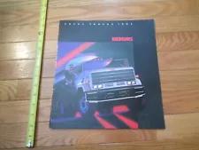 Chevrolet Mediums 1985 Chevy Truck Car auto Dealer showroom Sales Brochure