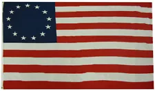 Betsy Ross 13 Star Historical 100D Woven Poly Nylon 4x6 4'x6' Flag Banner (RUF)